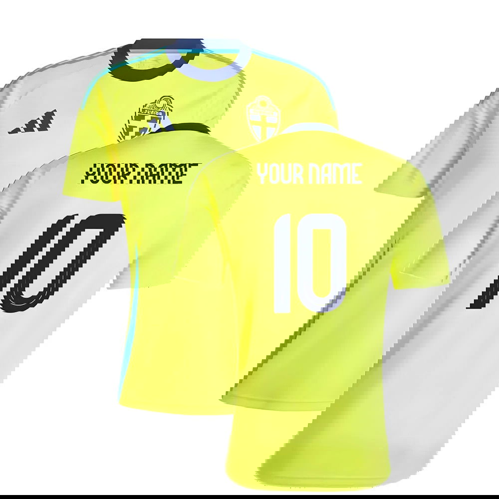 2024-2025 Sweden Home Fan Shirt (Your Name) 2024-2025 Sweden Home Fan Shirt (Your Name)