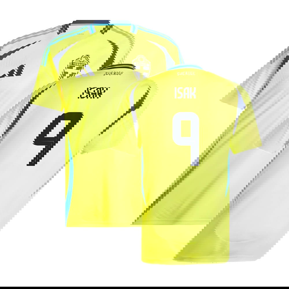2024-2025 Sweden Home Shirt (ISAK 9) 2024-2025 Sweden Home Shirt (ISAK 9)