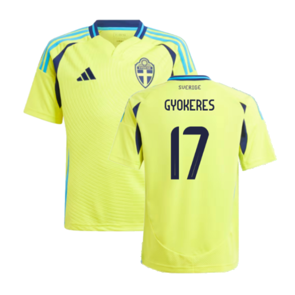 2024-2025 Sweden Home Shirt (Kids) (GYOKERES 17) 2024-2025 Sweden Home Shirt (Kids) (GYOKERES 17)