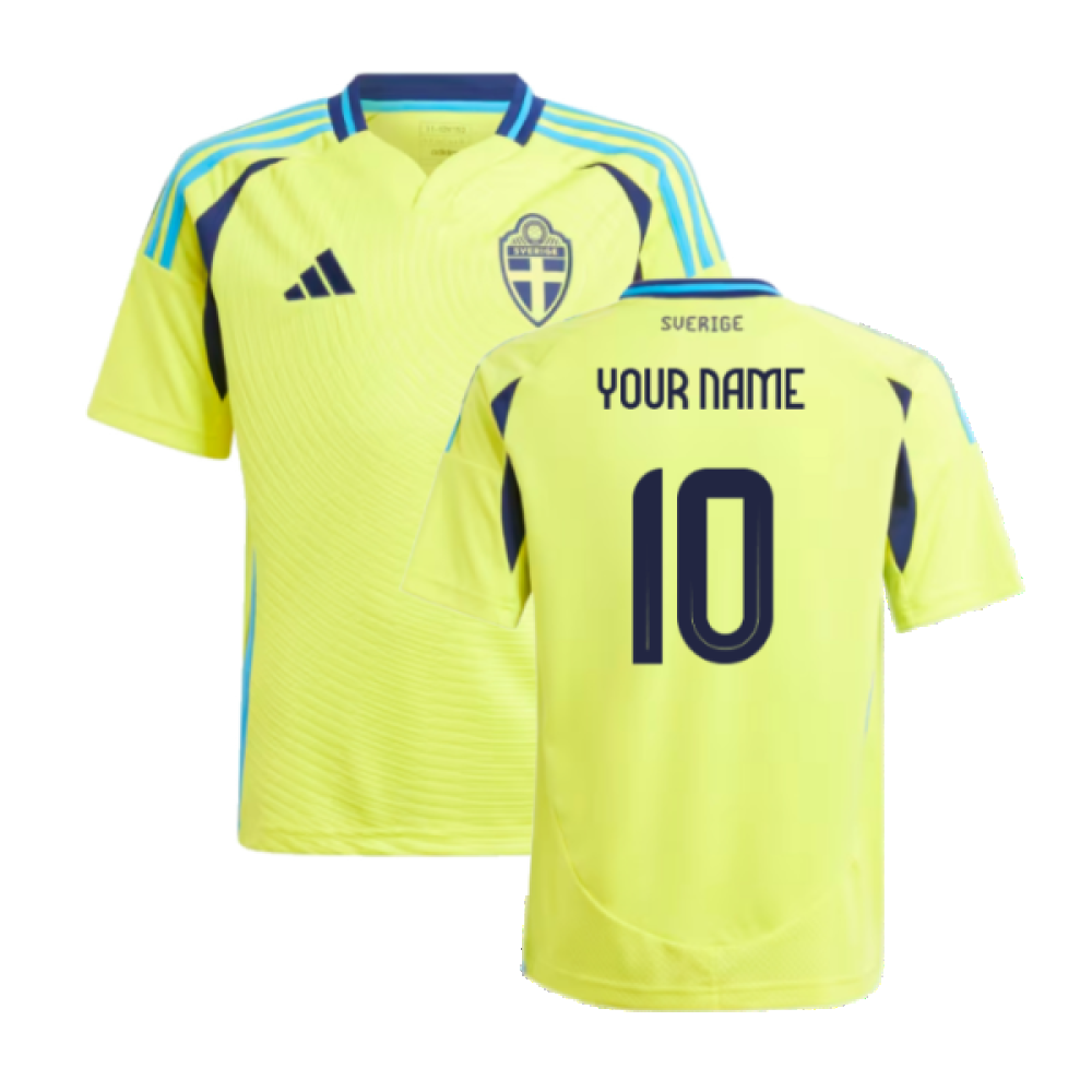 2024-2025 Sweden Home Shirt (Kids) (Your Name) 2024-2025 Sweden Home Shirt (Kids) (Your Name)