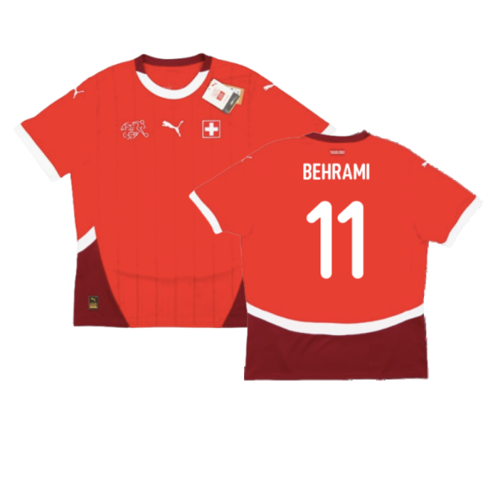 2024-2025 Switzerland Home Shirt (Behrami 11) 2024-2025 Switzerland Home Shirt (Behrami 11)