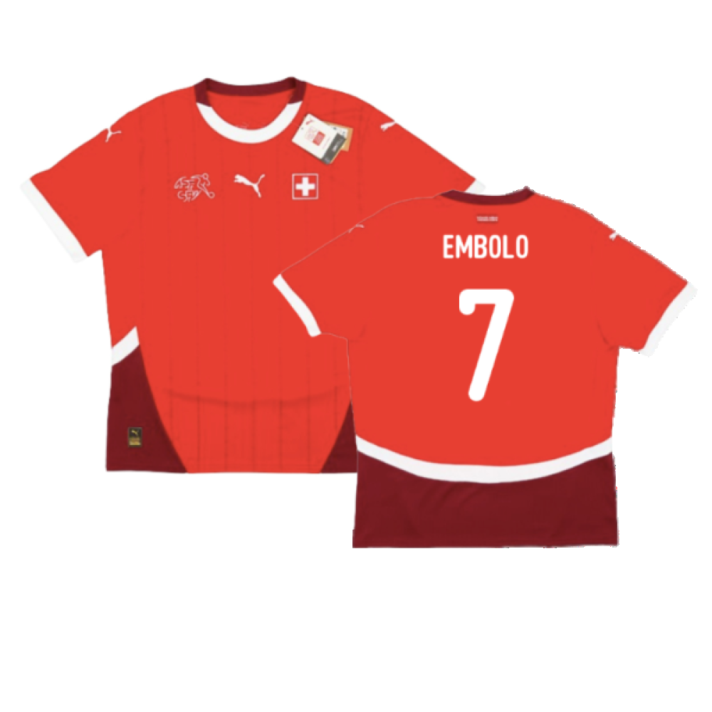 2024-2025 Switzerland Home Shirt (Embolo 7) 2024-2025 Switzerland Home Shirt (Embolo 7)