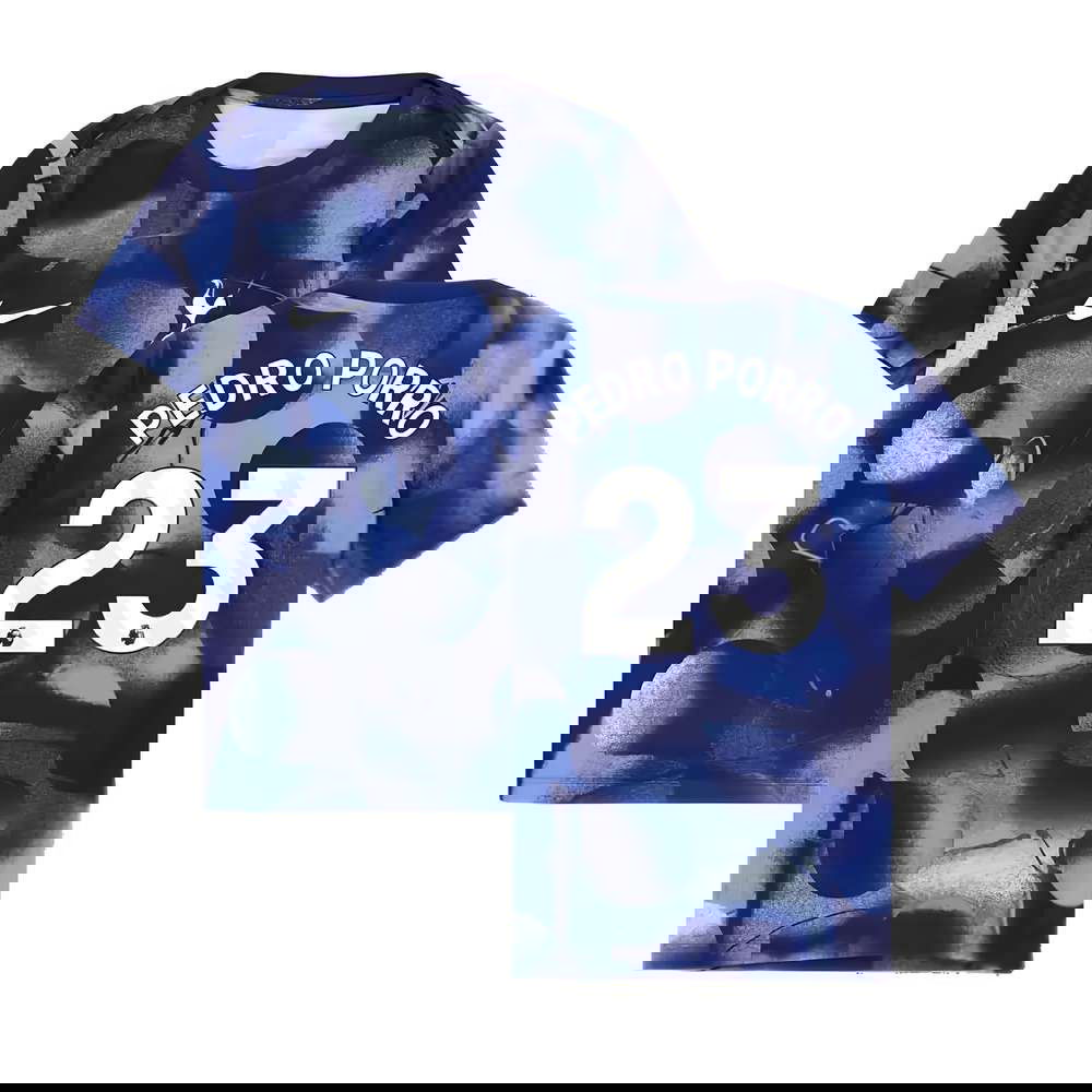 2024-2025 Tottenham Hotspur Dri-FIT Match Shirt (Blue) - Kids (Pedro Porro 23) 2024-2025 Tottenham Hotspur Dri-FIT Match Shirt (Blue) - Kids (Pedro Porro 23)