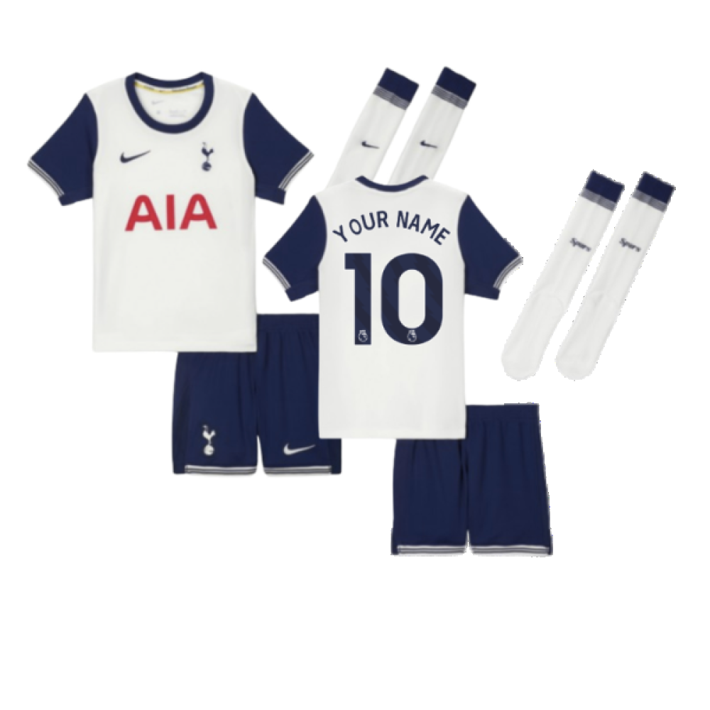 2024-2025 Tottenham Hotspur Home Mini Kit (Your Name) 2024-2025 Tottenham Hotspur Home Mini Kit (Your Name)