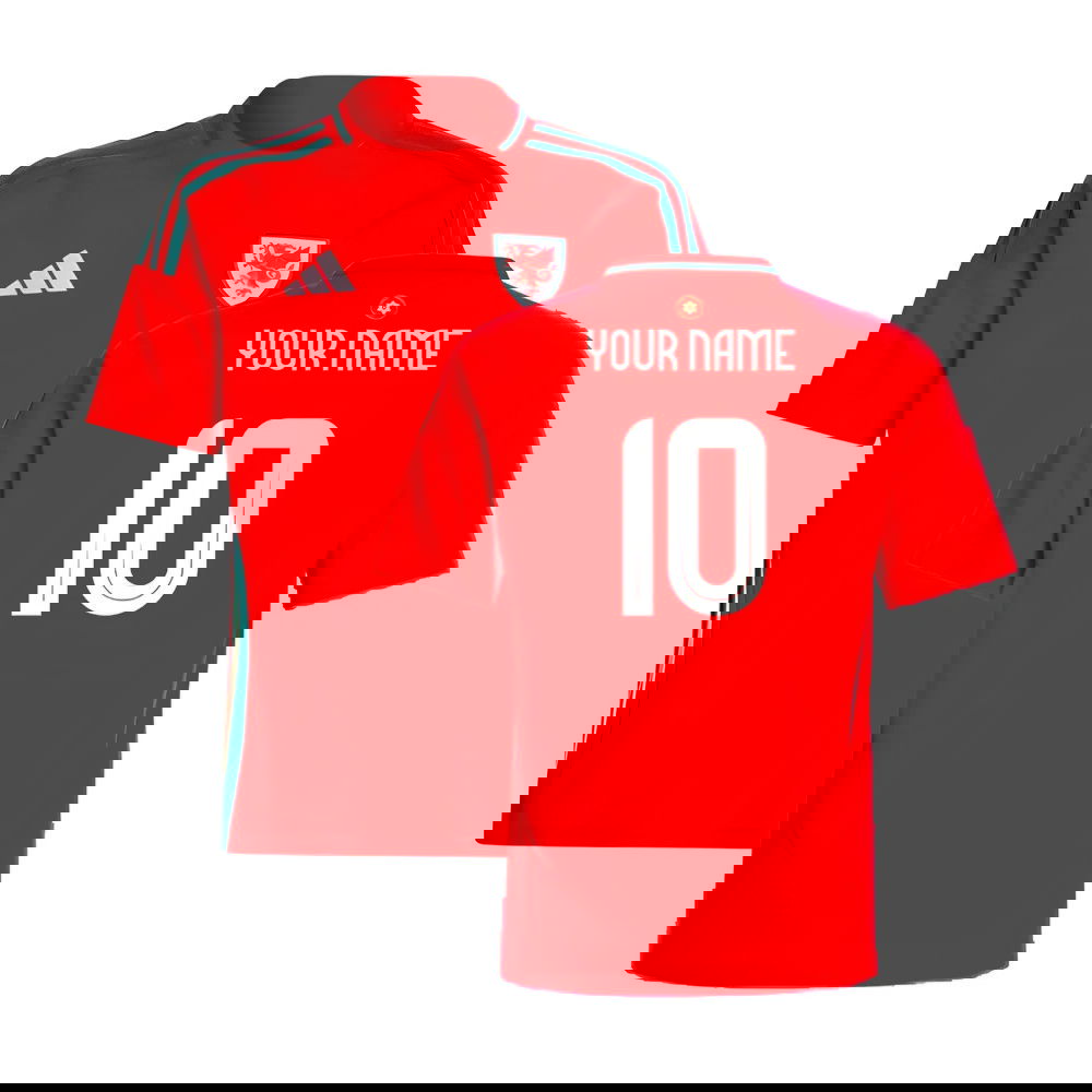 2024-2025 Wales Home Shirt - Kids (Your Name) 2024-2025 Wales Home Shirt - Kids (Your Name)