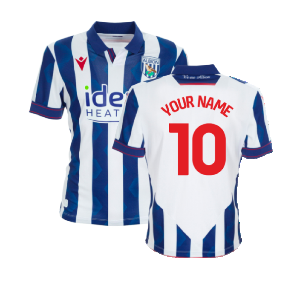2024-2025 West Brom WBA Home Shirt (Your Name) 2024-2025 West Brom WBA Home Shirt (Your Name)