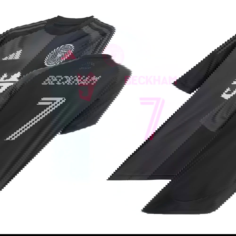 2025-2026 Inter Miami Away Shirt (Kids) (Beckham 7) 2025-2026 Inter Miami Away Shirt (Kids) (Beckham 7)
