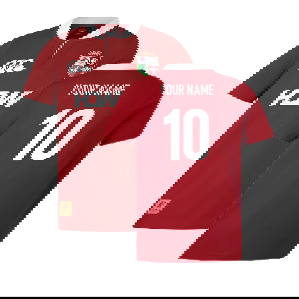 2025 British & Lions Classic SS Rugby Shirt (Your Name) 2025 British & Lions Classic SS Rugby Shirt (Your Name)