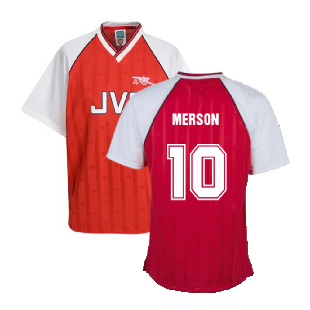 Arsenal 1988 Home Retro Football Shirt (Merson 10) Arsenal 1988 Home Retro Football Shirt (Merson 10)