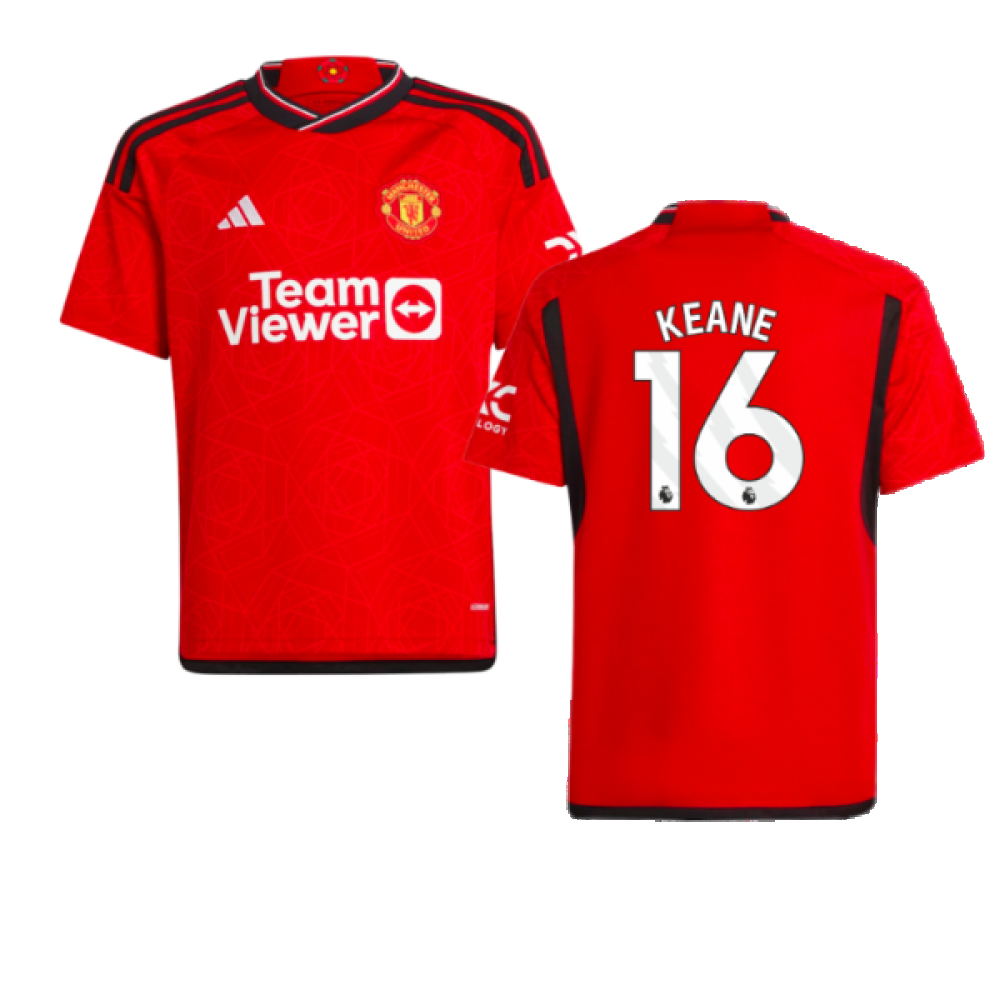 2023-2024 Man Utd Home Shirt (Kids) (Keane 16) 2023-2024 Man Utd Home Shirt (Kids) (Keane 16)