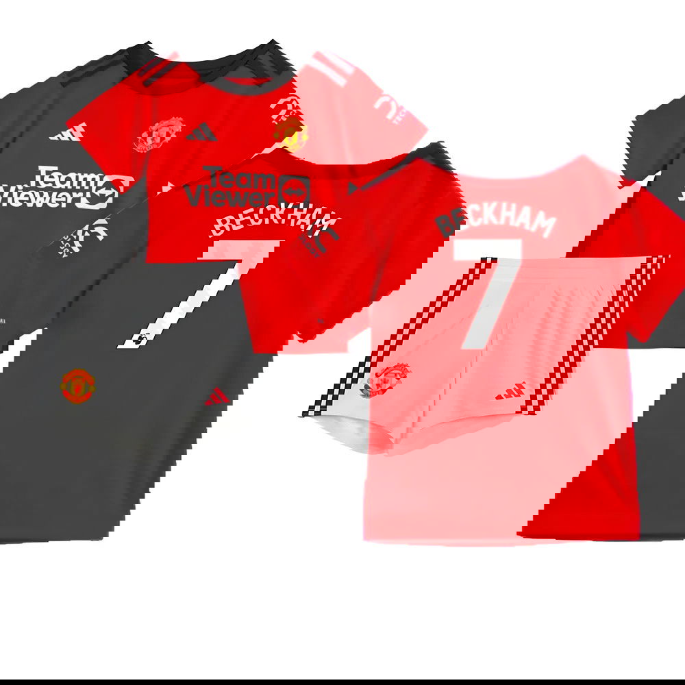 2023-2024 Man Utd Home Baby Kit (Beckham 7) 2023-2024 Man Utd Home Baby Kit (Beckham 7)