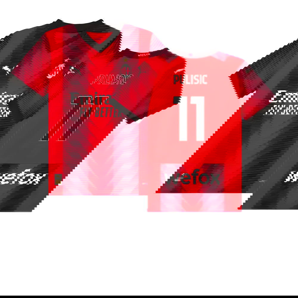 2023-2024 AC Milan Home Shirt (Kids) (A Rebic 12) 2023-2024 AC Milan Home Shirt (Kids) (A Rebic 12)