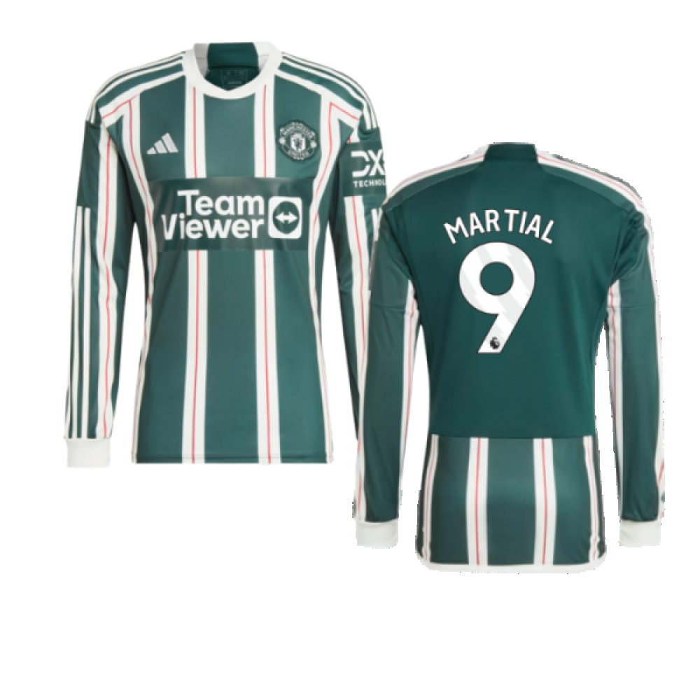 2023-2024 Man Utd Long Sleeve Away Shirt (Martial 9) 2023-2024 Man Utd Long Sleeve Away Shirt (Martial 9)