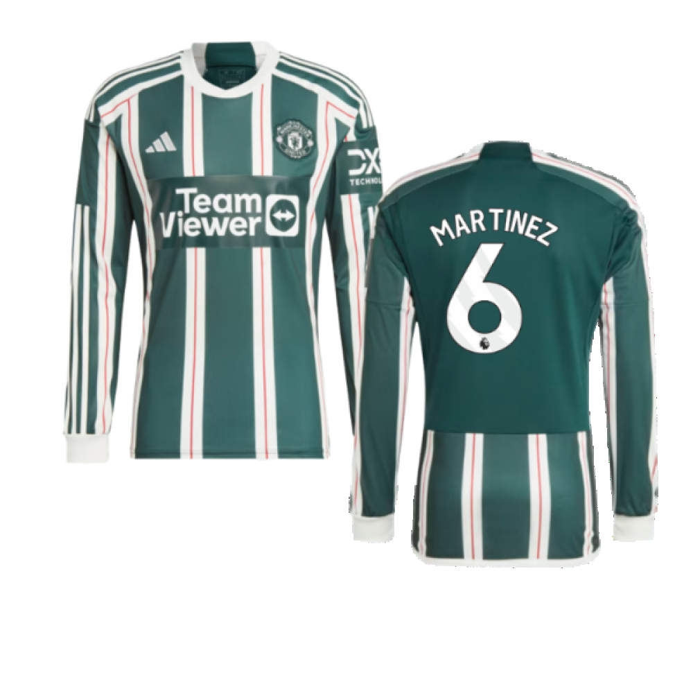 2023-2024 Man Utd Long Sleeve Away Shirt (Martinez 6) 2023-2024 Man Utd Long Sleeve Away Shirt (Martinez 6)