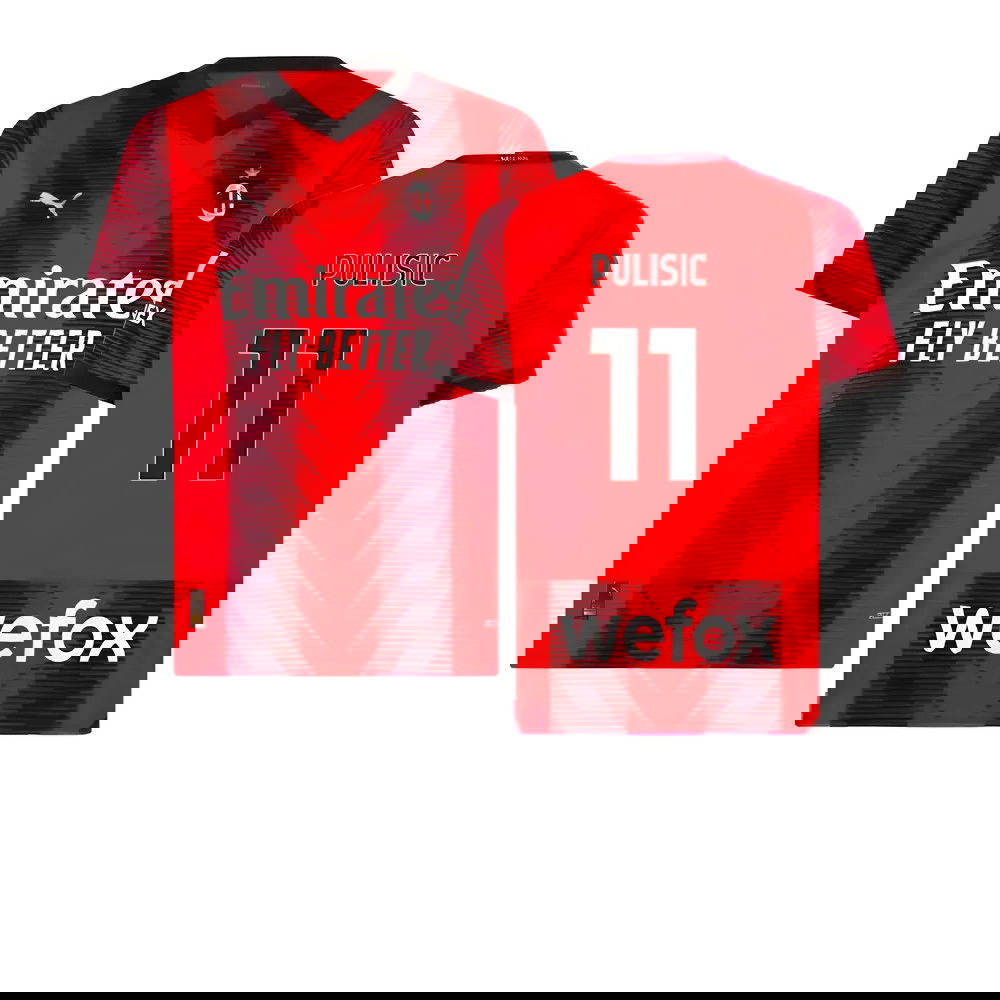 2023-2024 AC Milan Home Shirt (Pulisic 11) 2023-2024 AC Milan Home Shirt (Pulisic 11)