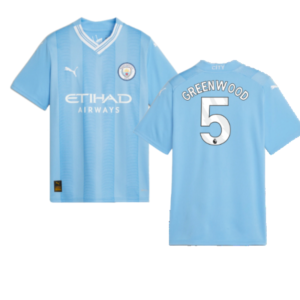 2023-2024 Man City Home Shirt (Kids) (AKANJI 25) 2023-2024 Man City Home Shirt (Kids) (AKANJI 25)