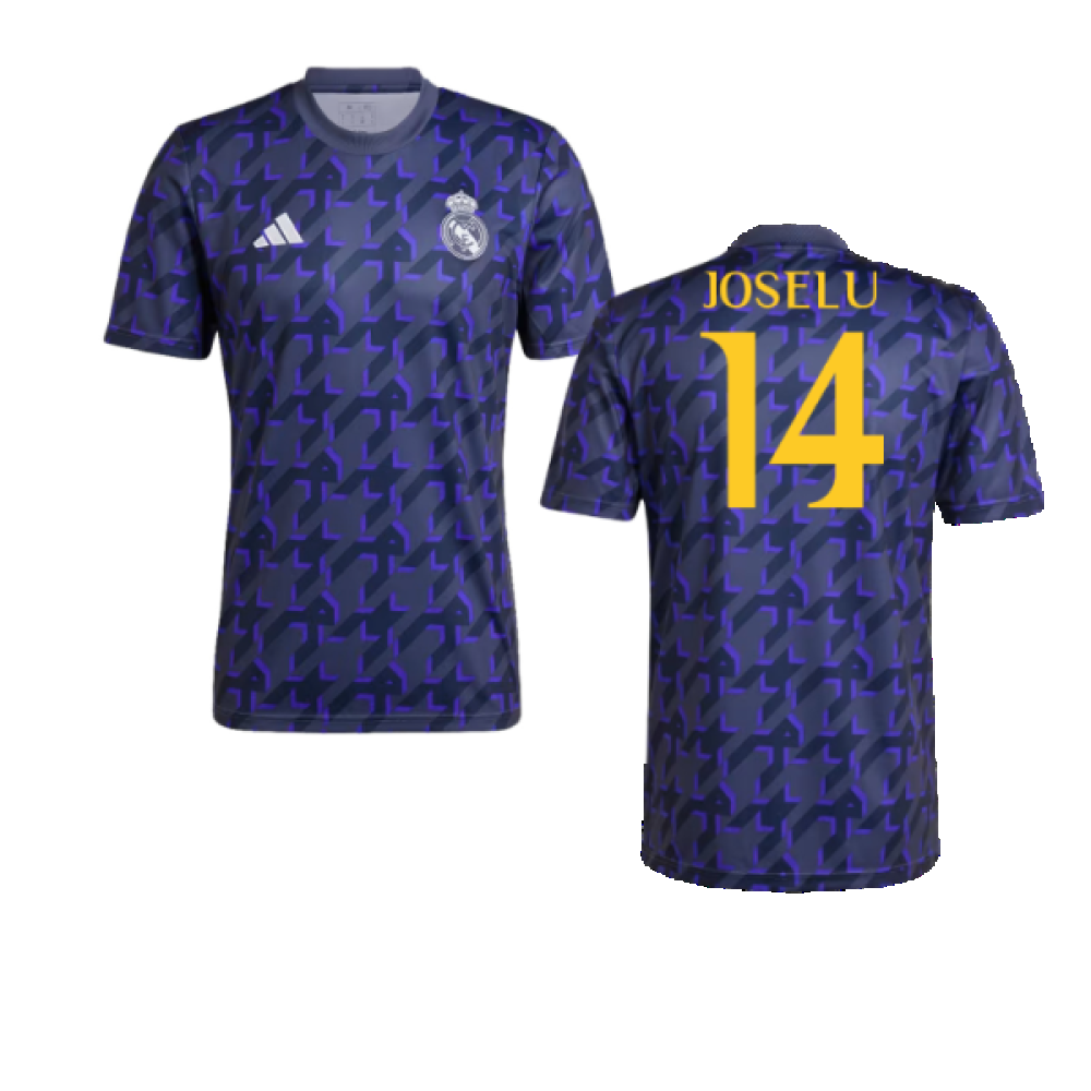 2023-2024 Real Madrid Pre-Match Shirt (Shadow Navy) (Joselu 14) 2023-2024 Real Madrid Pre-Match Shirt (Shadow Navy) (Joselu 14)