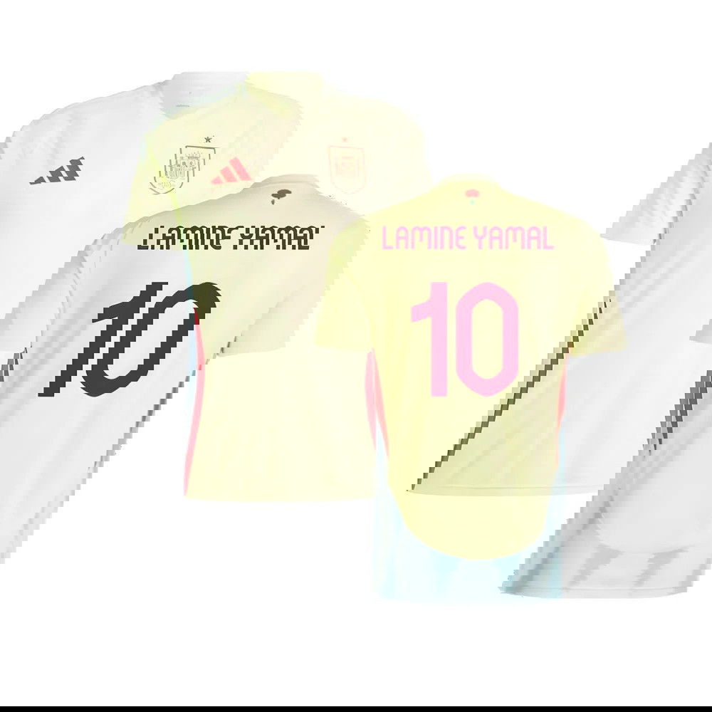 2024-2025 Spain Away Shirt (Lamine Yamal 17) 2024-2025 Spain Away Shirt (Lamine Yamal 17)