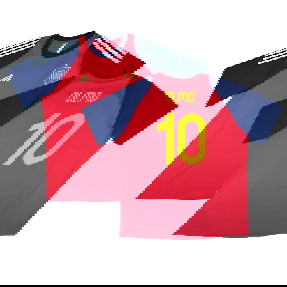 2024-2025 Spain Training Tee (Red) (A.Iniesta 6) 2024-2025 Spain Training Tee (Red) (A.Iniesta 6)