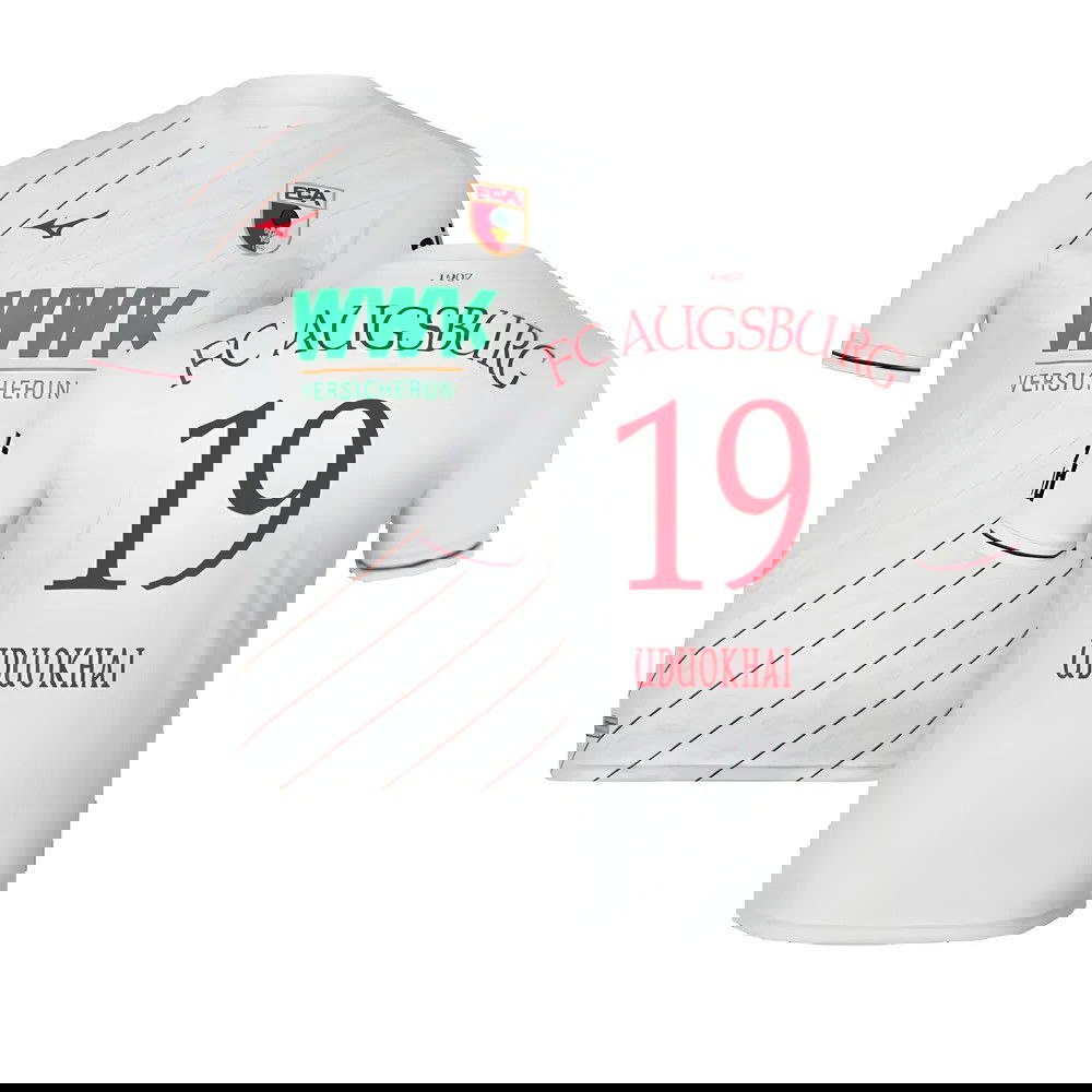 2024-2025 FC Augsburg Home Shirt (Uduokhai 19) 2024-2025 FC Augsburg Home Shirt (Uduokhai 19)