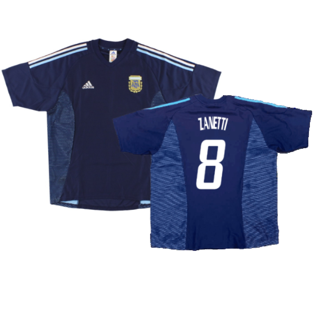 Argentina 2002-04 Away Shirt ((Excellent) XL) (Zanetti 8) Argentina 2002-04 Away Shirt ((Excellent) XL) (Zanetti 8)