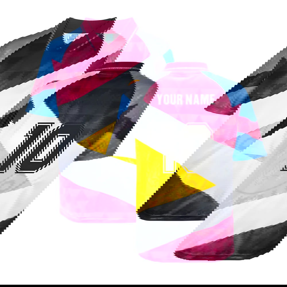 Aston Villa 1990 Mash Up Retro Football Shirt (Your Name) Aston Villa 1990 Mash Up Retro Football Shirt (Your Name)