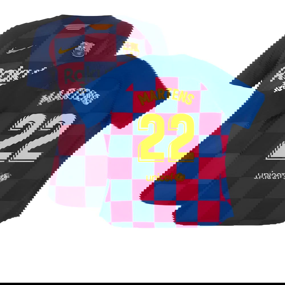 Barcelona 2019-20 Womens Home Shirt (Vaporkit) ((Excellent) S) (Martens 22) Barcelona 2019-20 Womens Home Shirt (Vaporkit) ((Excellent) S) (Martens 22)