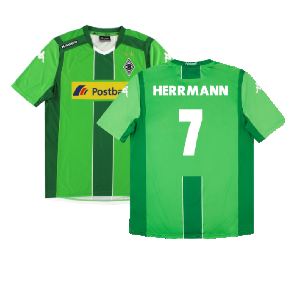 Borussia Monchengladbach 2014-15 Away Shirt ((Excellent) XL) (Herrmann 7) Borussia Monchengladbach 2014-15 Away Shirt ((Excellent) XL) (Herrmann 7)