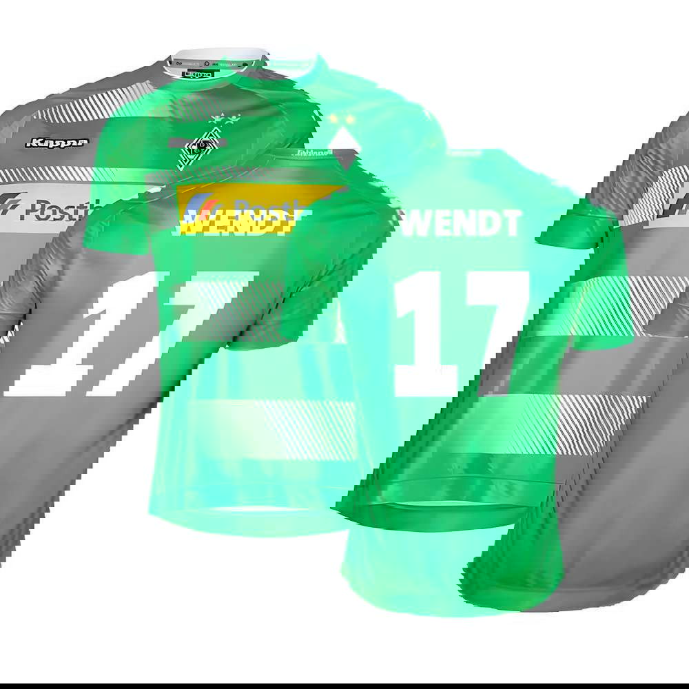 Borussia Monchengladbach 2016-18 Away Shirt ((Very Good) XL) (Wendt 17) Borussia Monchengladbach 2016-18 Away Shirt ((Very Good) XL) (Wendt 17)