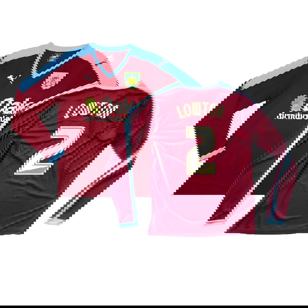 Burnley 2015-16 Long Sleeve Home Shirt ((Excellent) S) (Lowton 2) Burnley 2015-16 Long Sleeve Home Shirt ((Excellent) S) (Lowton 2)