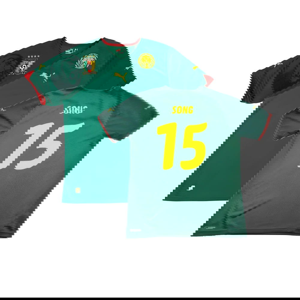 Cameroon 2010-11 Home Shirt ((Excellent) L) (SONG 15) Cameroon 2010-11 Home Shirt ((Excellent) L) (SONG 15)