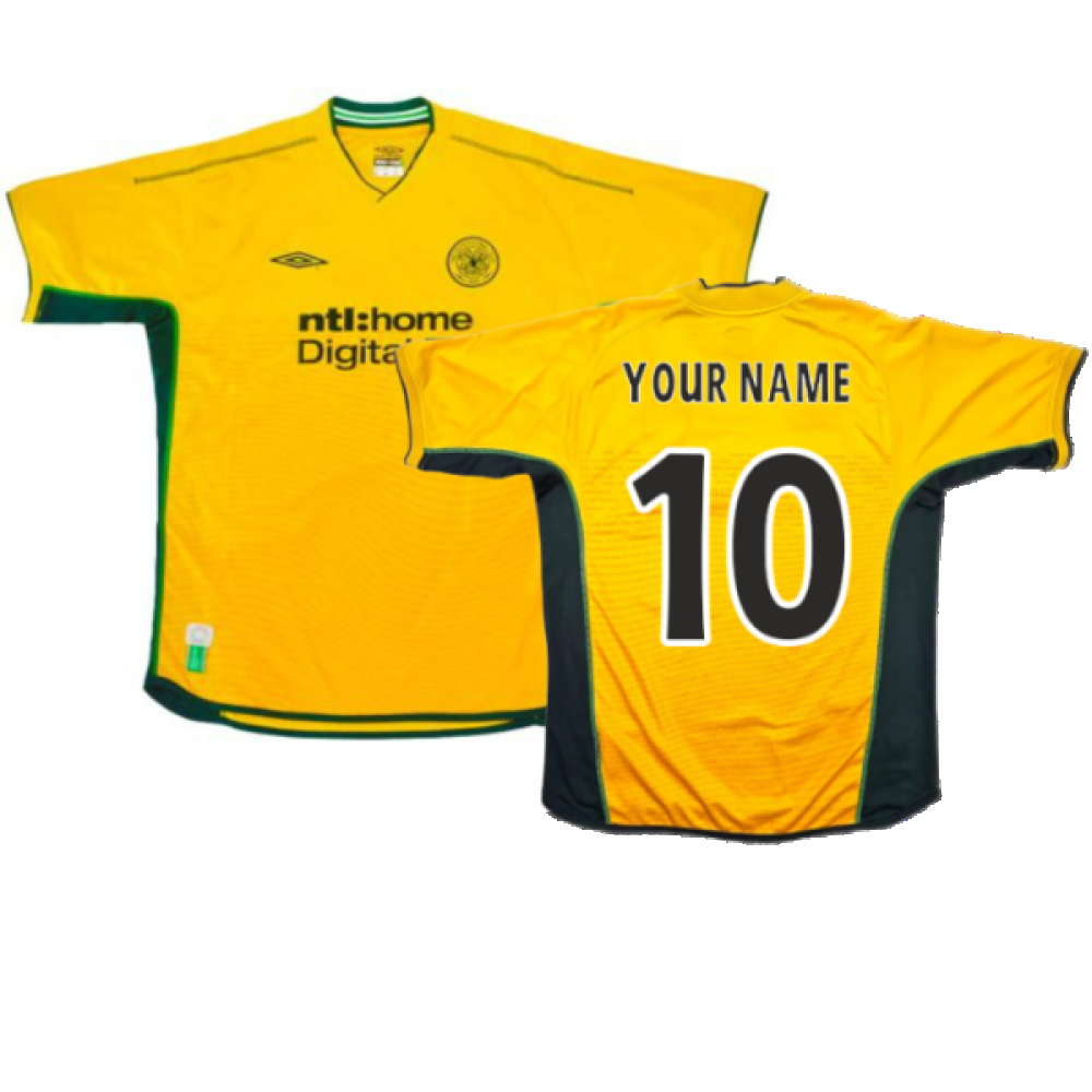 Celtic 2002-03 Away Shirt (Excellent) (Your Name) Celtic 2002-03 Away Shirt (Excellent) (Your Name)