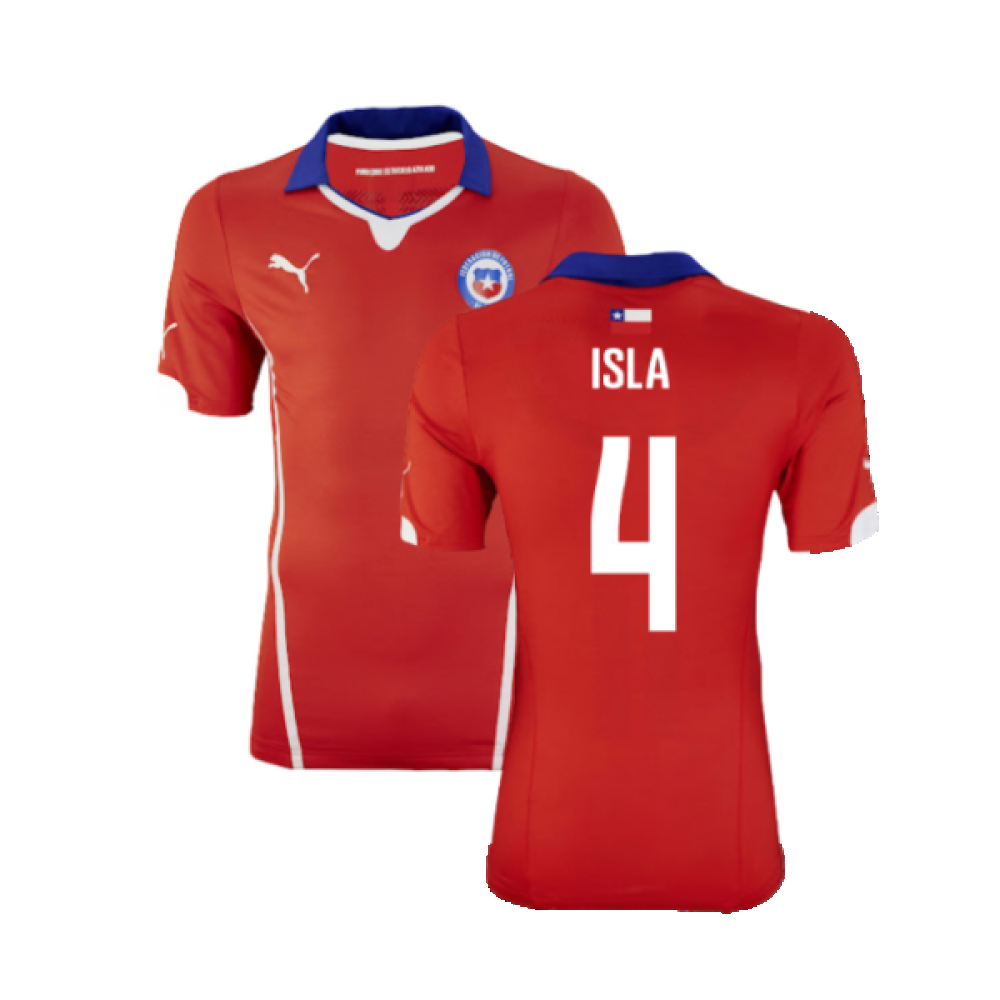 Chile 2014-15 Home Shirt ((Excellent) XL) (Isla 4) Chile 2014-15 Home Shirt ((Excellent) XL) (Isla 4)