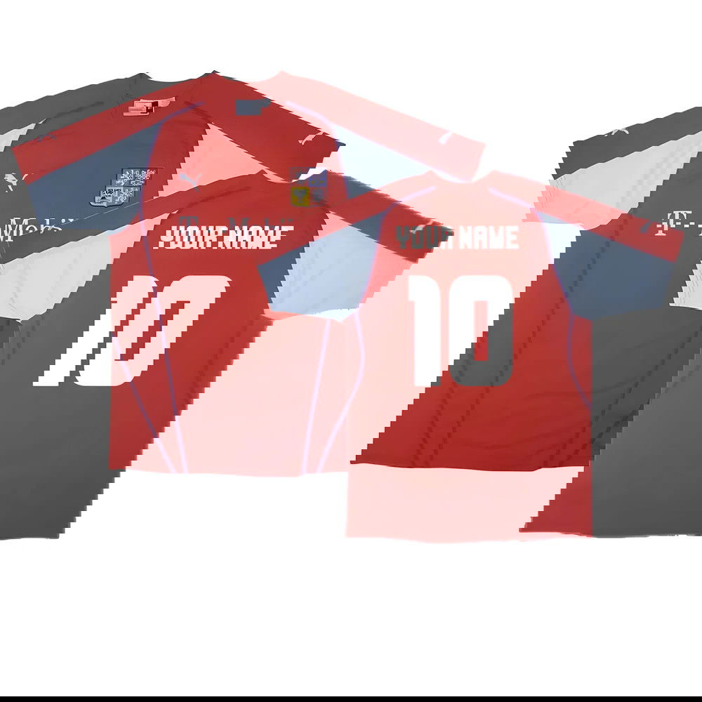 Czech Republic 2003-04 Home Shirt ((Excellent) XL) (Your Name) Czech Republic 2003-04 Home Shirt ((Excellent) XL) (Your Name)