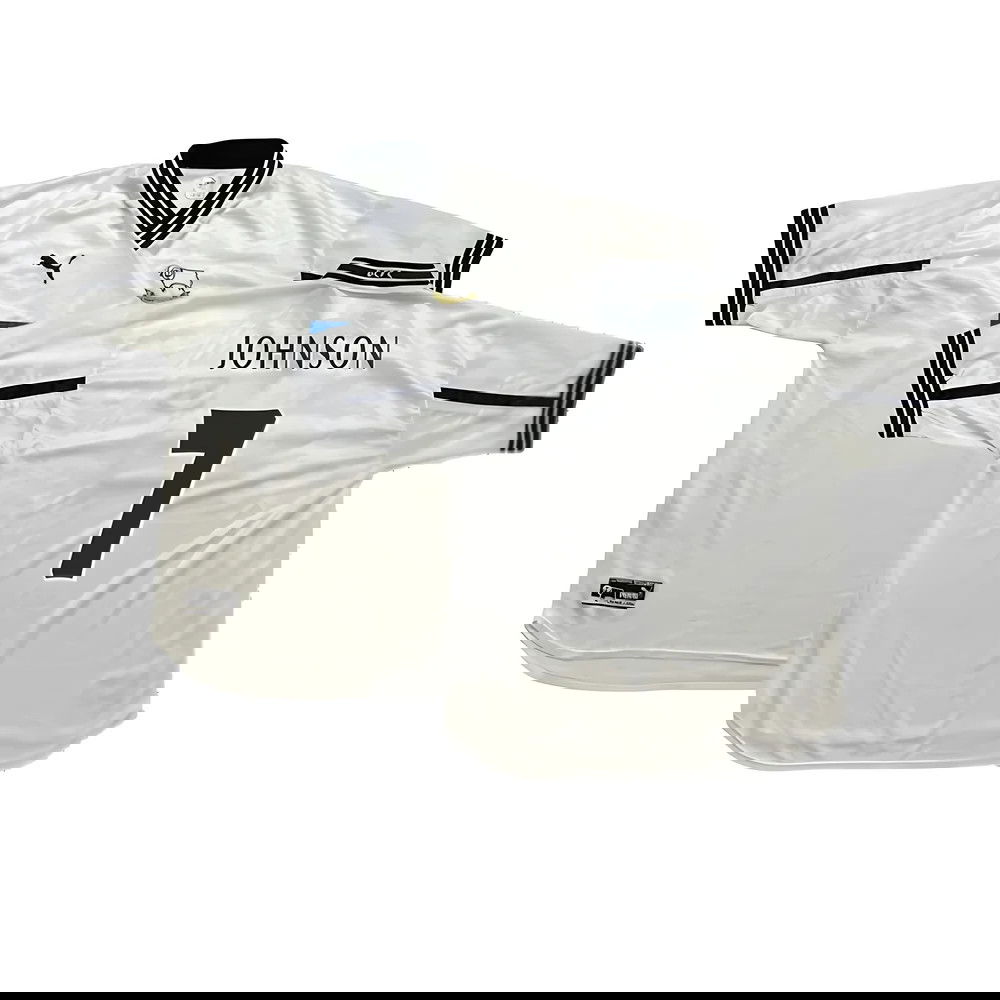 Derby County 1999-00 Home Shirt ((Very Good) XXL) (Johnson 7) Derby County 1999-00 Home Shirt ((Very Good) XXL) (Johnson 7)