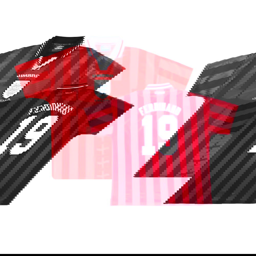 England 1997-99 Away Shirt (Good) (FERDINAND 19) England 1997-99 Away Shirt (Good) (FERDINAND 19)