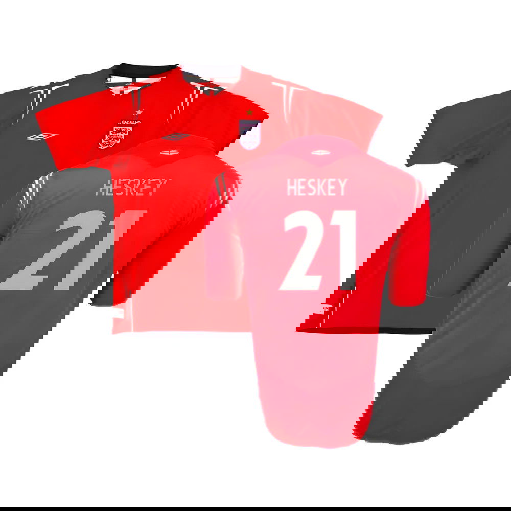 England 2004-06 Away Shirt (2XL) (Excellent) (Heskey 21) England 2004-06 Away Shirt (2XL) (Excellent) (Heskey 21)