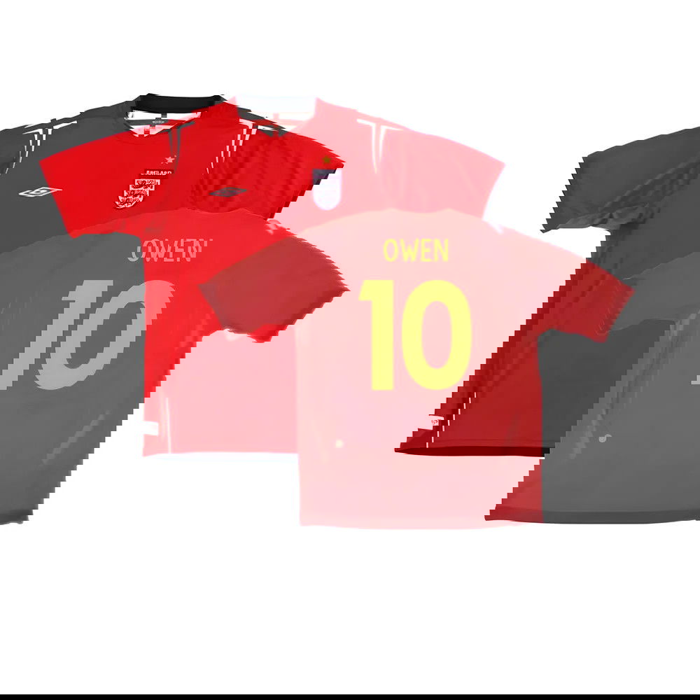 England 2006-08 Away Shirt (XLB 158cm) (Excellent) (OWEN 10) England 2006-08 Away Shirt (XLB 158cm) (Excellent) (OWEN 10)
