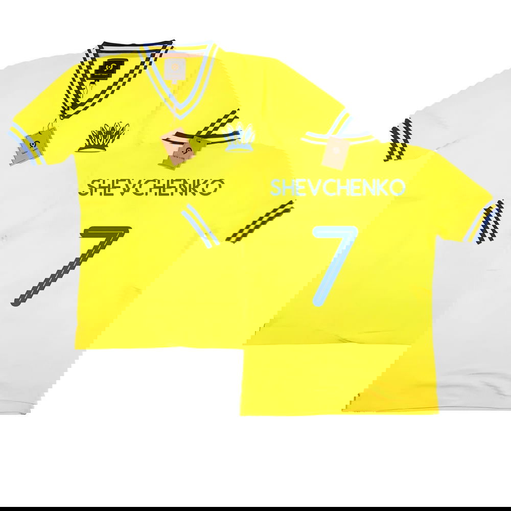 False Nein Ukraine Home Shirt (SHEVCHENKO 7) False Nein Ukraine Home Shirt (SHEVCHENKO 7)