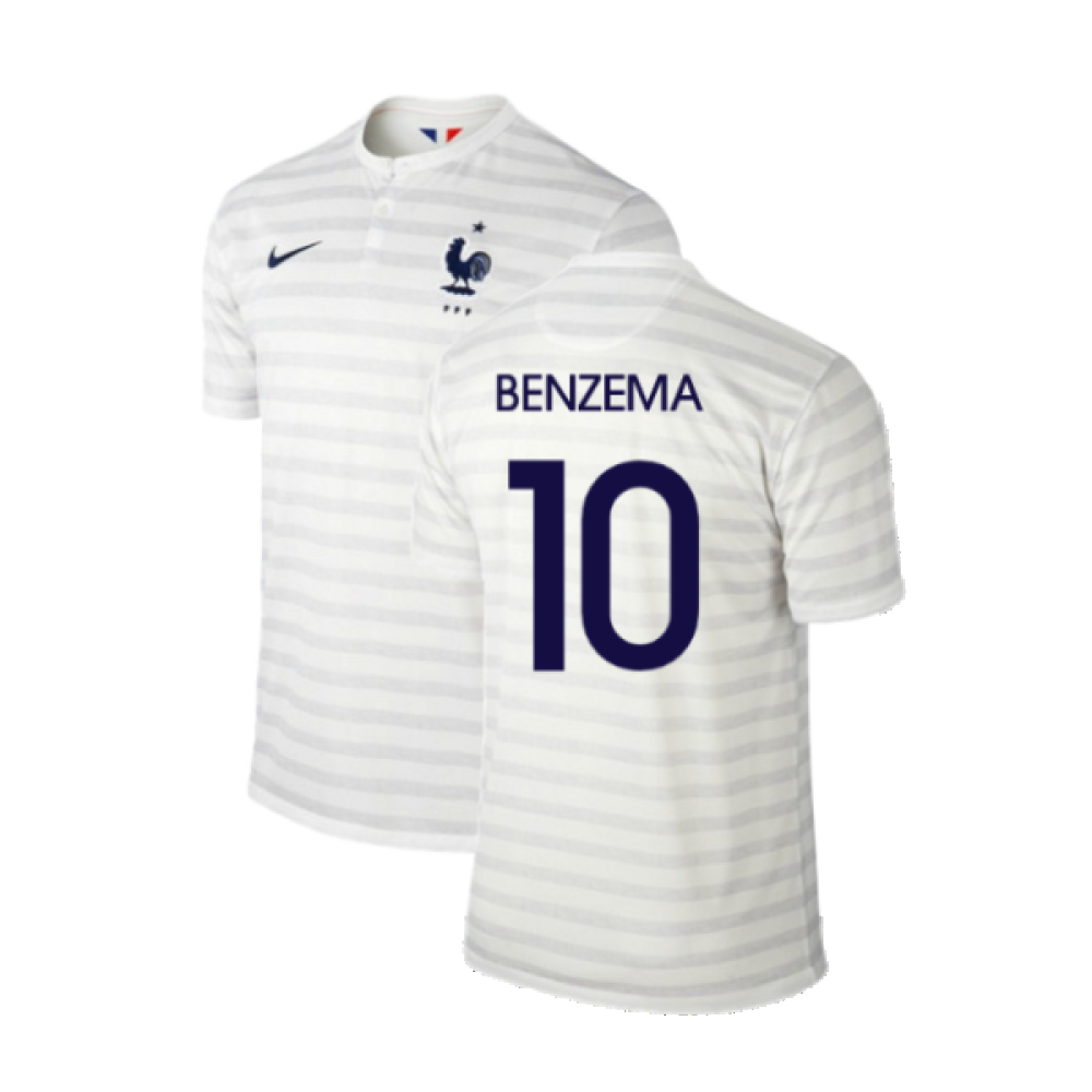France 2014-15 Away Shirt ((Excellent) M) (Benzema 10) France 2014-15 Away Shirt ((Excellent) M) (Benzema 10)