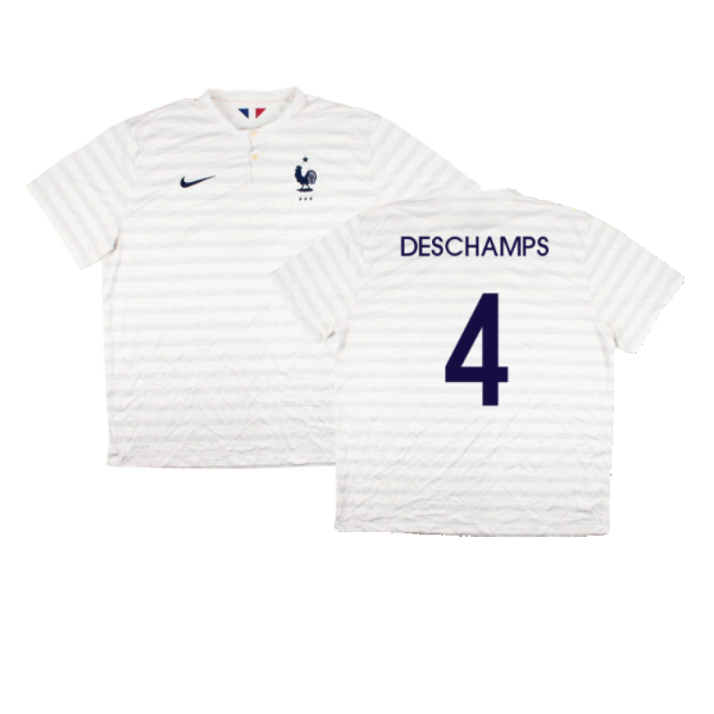 France 2014-15 Away Shirt ((Very Good) XXL) (Deschamps 4) France 2014-15 Away Shirt ((Very Good) XXL) (Deschamps 4)