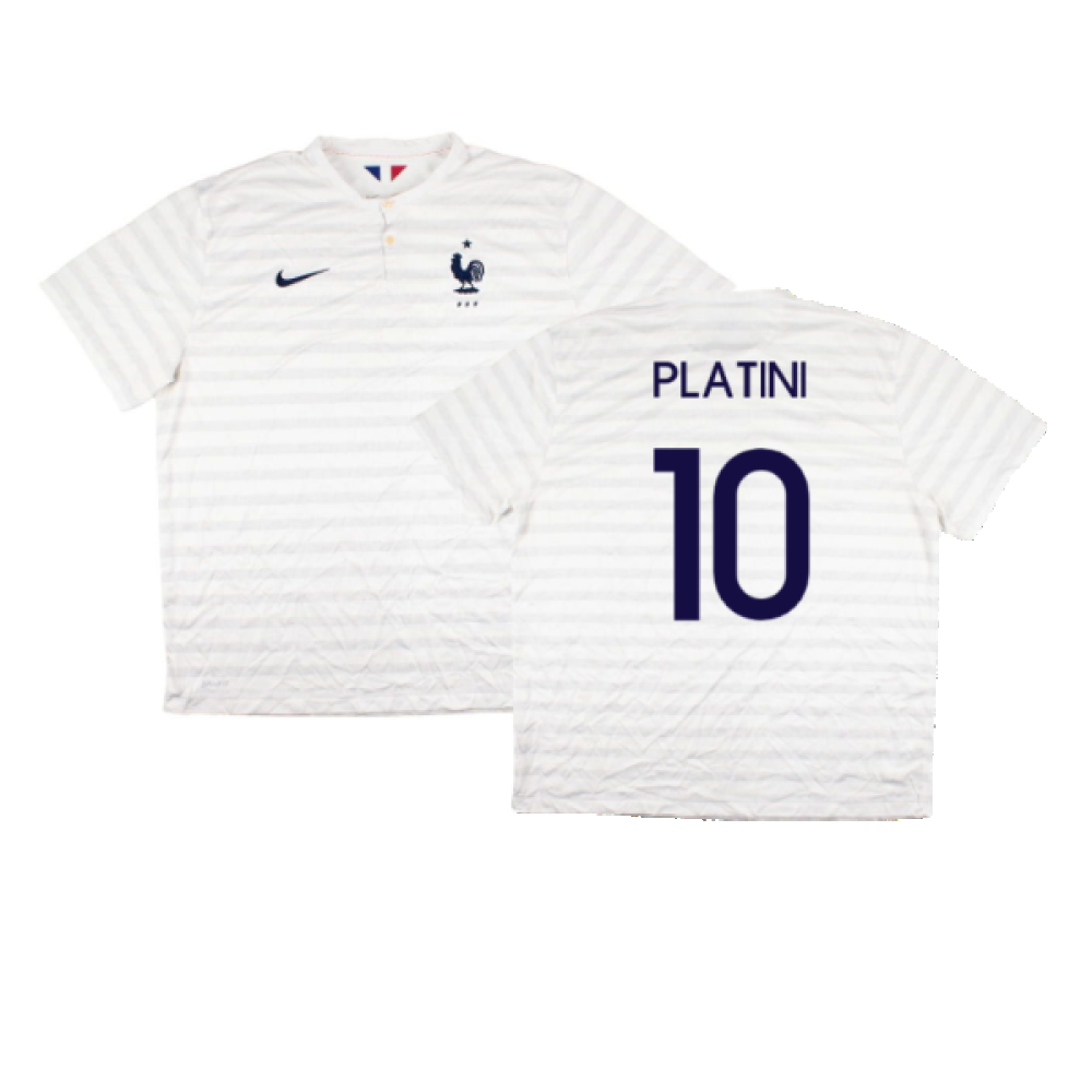 France 2014-15 Away Shirt ((Very Good) XXL) (Platini 10) France 2014-15 Away Shirt ((Very Good) XXL) (Platini 10)