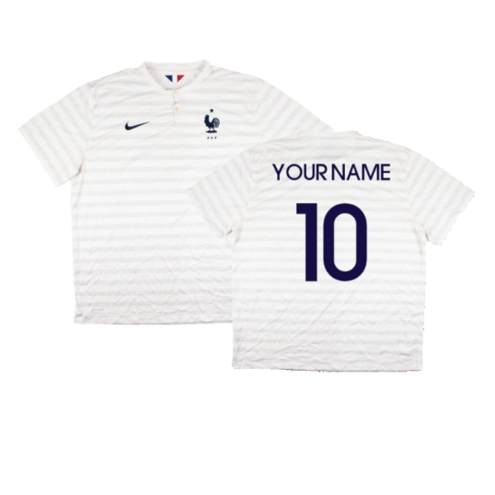 France 2014-15 Away Shirt ((Very Good) XXL) (Your Name) France 2014-15 Away Shirt ((Very Good) XXL) (Your Name)