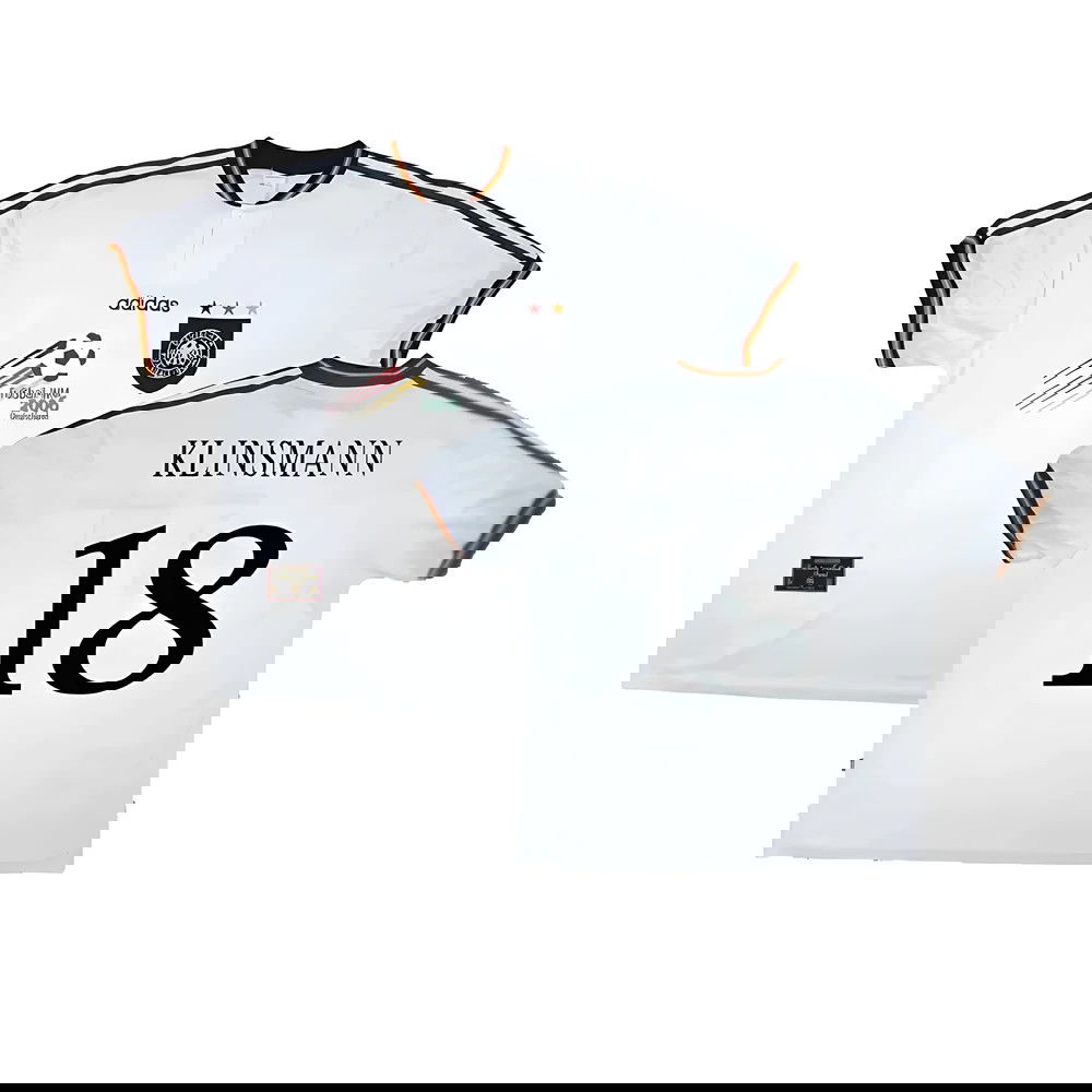 Germany 1996-98 Home Shirt ((Excellent) S) (Klinsmann 18) Germany 1996-98 Home Shirt ((Excellent) S) (Klinsmann 18)
