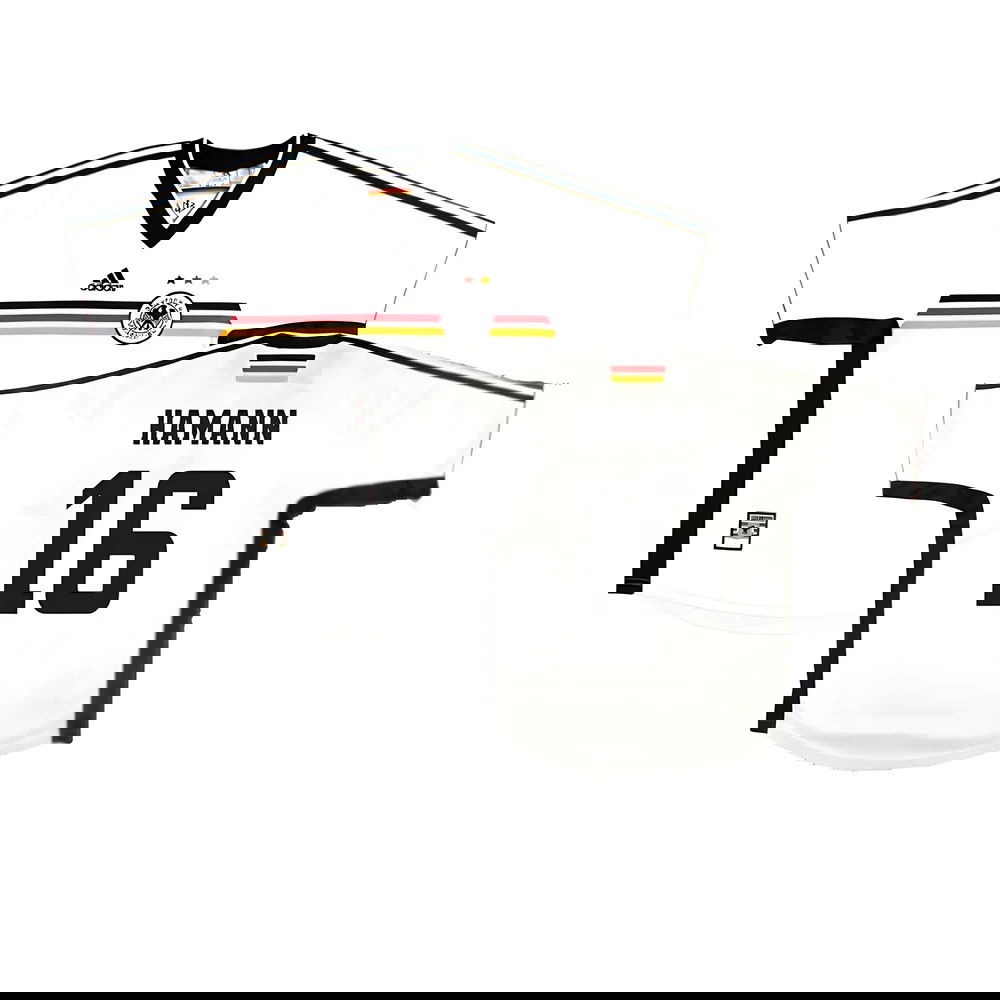 Germany 1998-00 Home Shirt ((Very Good) L) (Hamann 16) Germany 1998-00 Home Shirt ((Very Good) L) (Hamann 16)