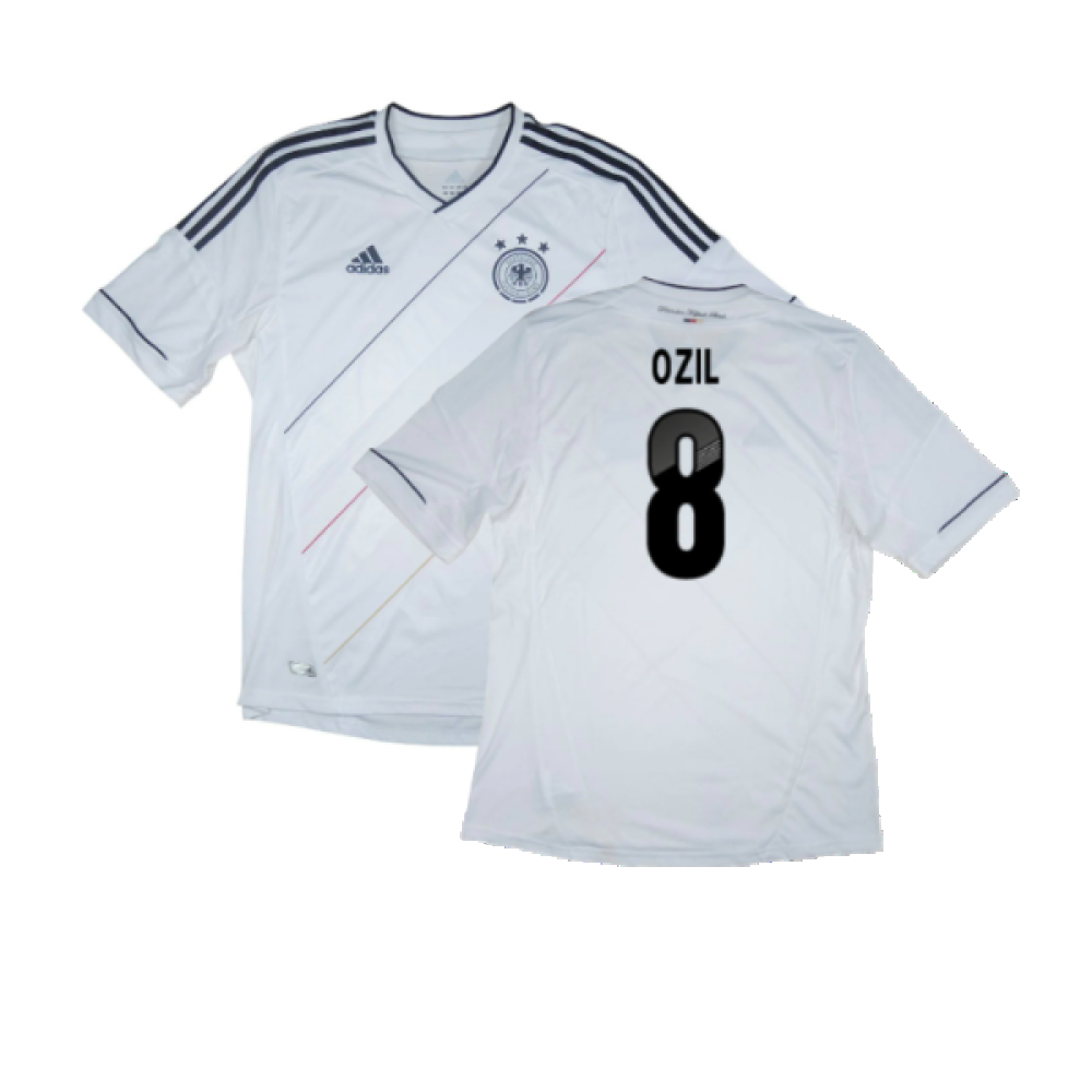 Germany 2012-13 Home Shirt (XL) ((Very Good) M) (Ozil 8) Germany 2012-13 Home Shirt (XL) ((Very Good) M) (Ozil 8)