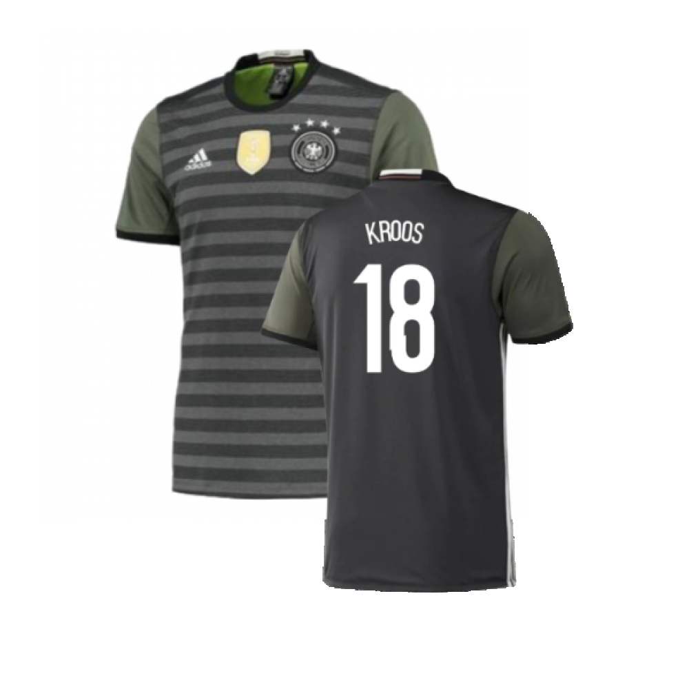 Germany 2015-16 Away Shirt ((Excellent) M) (Kroos 18) Germany 2015-16 Away Shirt ((Excellent) M) (Kroos 18)