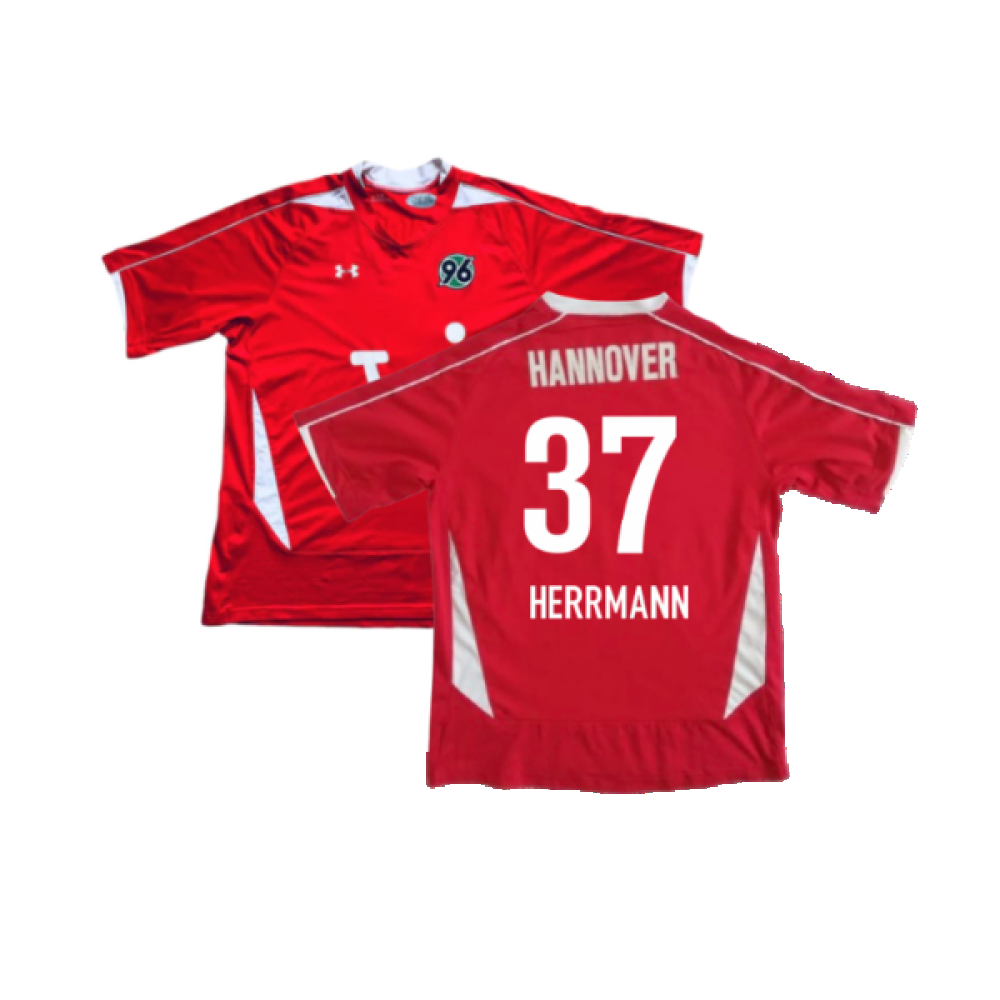 Hannover 2008-09 Home Shirt ((Excellent) M) (Herrmann 37) Hannover 2008-09 Home Shirt ((Excellent) M) (Herrmann 37)