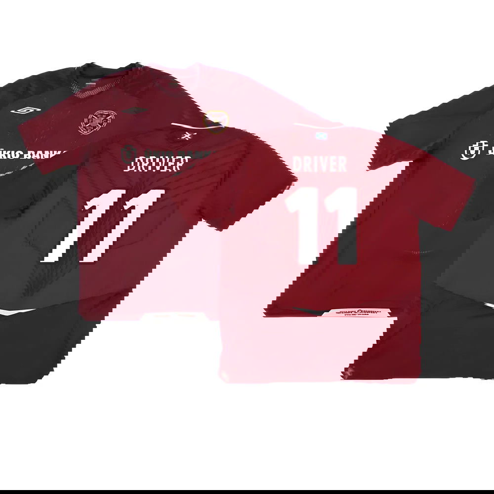 Hearts 2008-09 Home Shirt ((Good) XXL) (Driver 11) Hearts 2008-09 Home Shirt ((Good) XXL) (Driver 11)