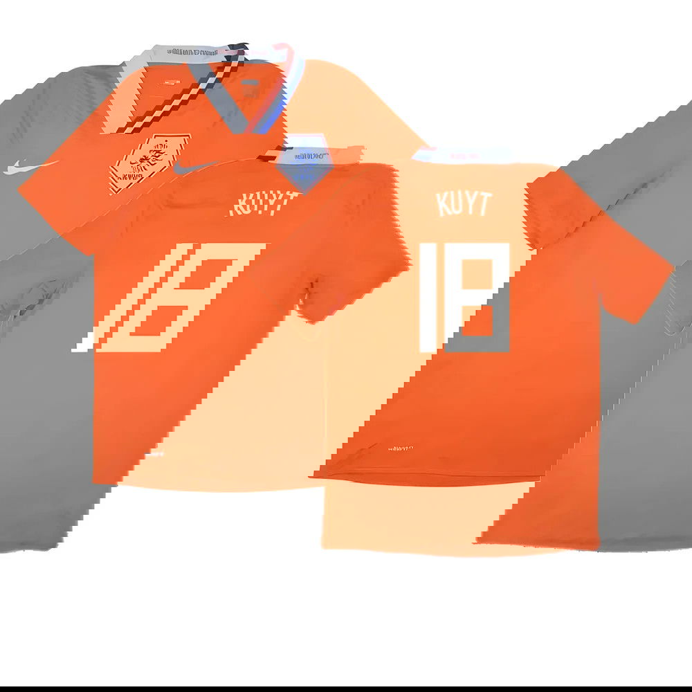 Holland 2008-10 Home Shirt ((Excellent) M) (Kuyt 18) Holland 2008-10 Home Shirt ((Excellent) M) (Kuyt 18)